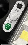 Close-up of the Solar LED Street Light's sensor and control area in the client flyer